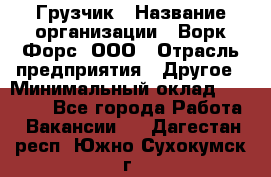 Грузчик › Название организации ­ Ворк Форс, ООО › Отрасль предприятия ­ Другое › Минимальный оклад ­ 24 000 - Все города Работа » Вакансии   . Дагестан респ.,Южно-Сухокумск г.